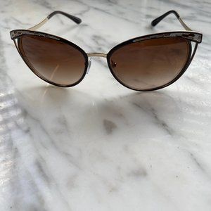 Bvlgari Sunglasses Brown w/Lt.  Gold Frame w/ Brown Gradient Lens